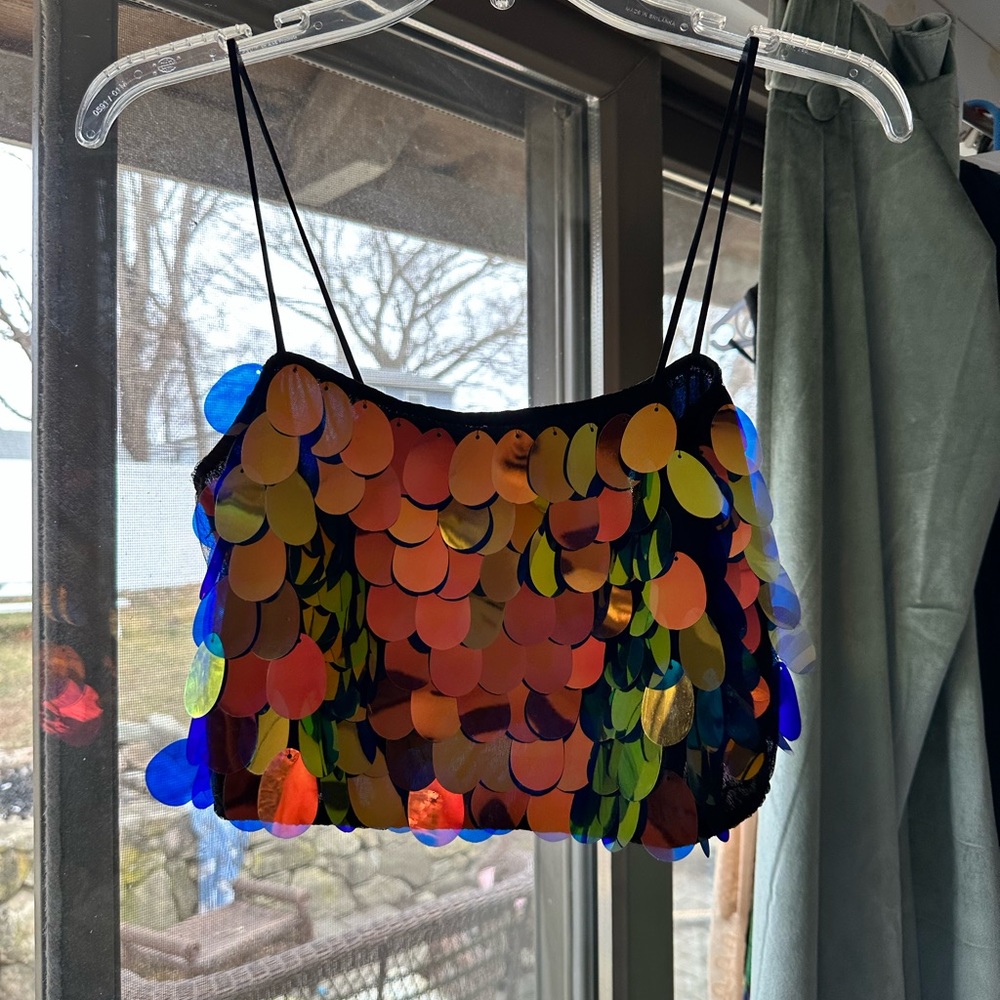 Motel Iridescent Sequin Set